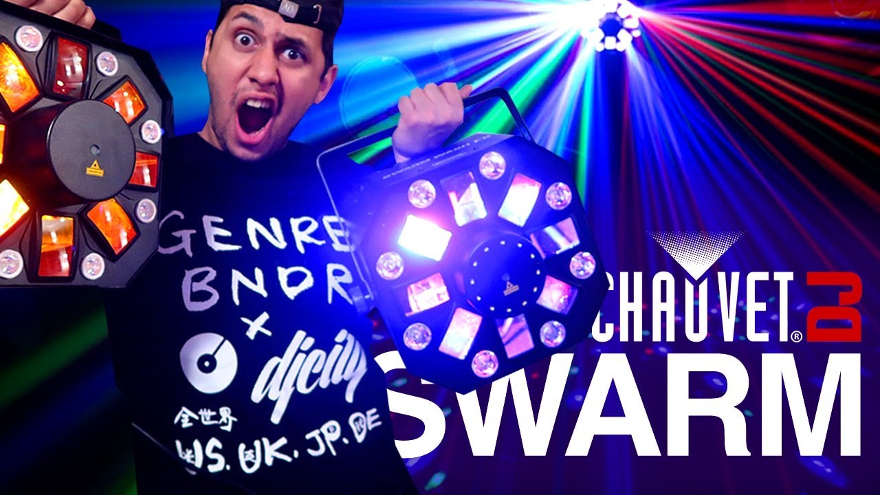 Обзор DJ Light: Chauvet Swarm Wash FX против Swarm FX | Лучший DJ Light для начинающих диджеев