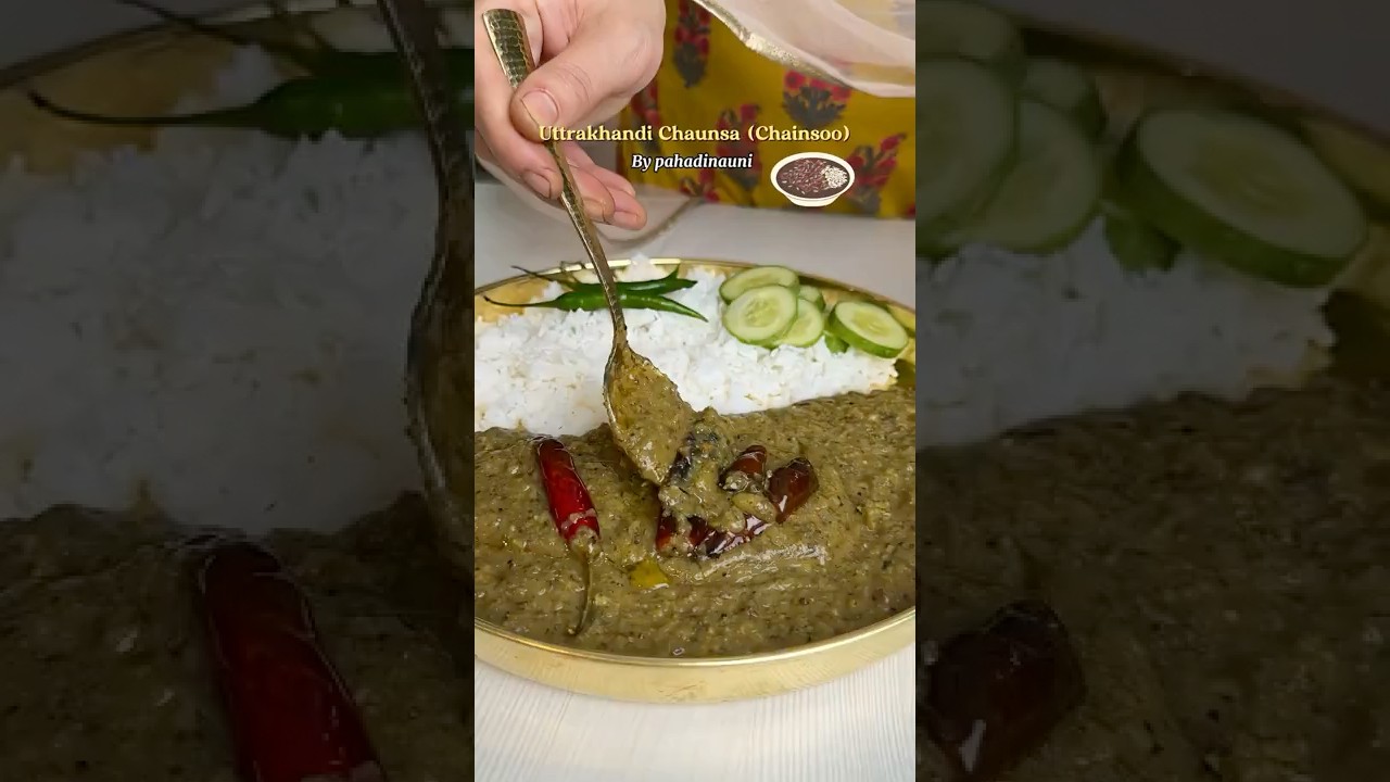 Mere pahad ki Shaan 😧 amazing Uttrakhandi Chaunsa (Chainsoo) Recipe||
