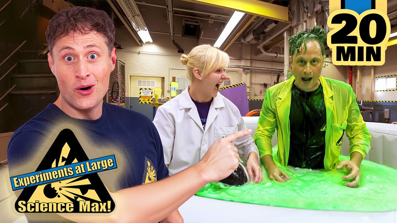 Безумнейшие эксперименты | Гигантский чан слайма на максимум! | Science Max | НОВАЯ ПОДБОРКА