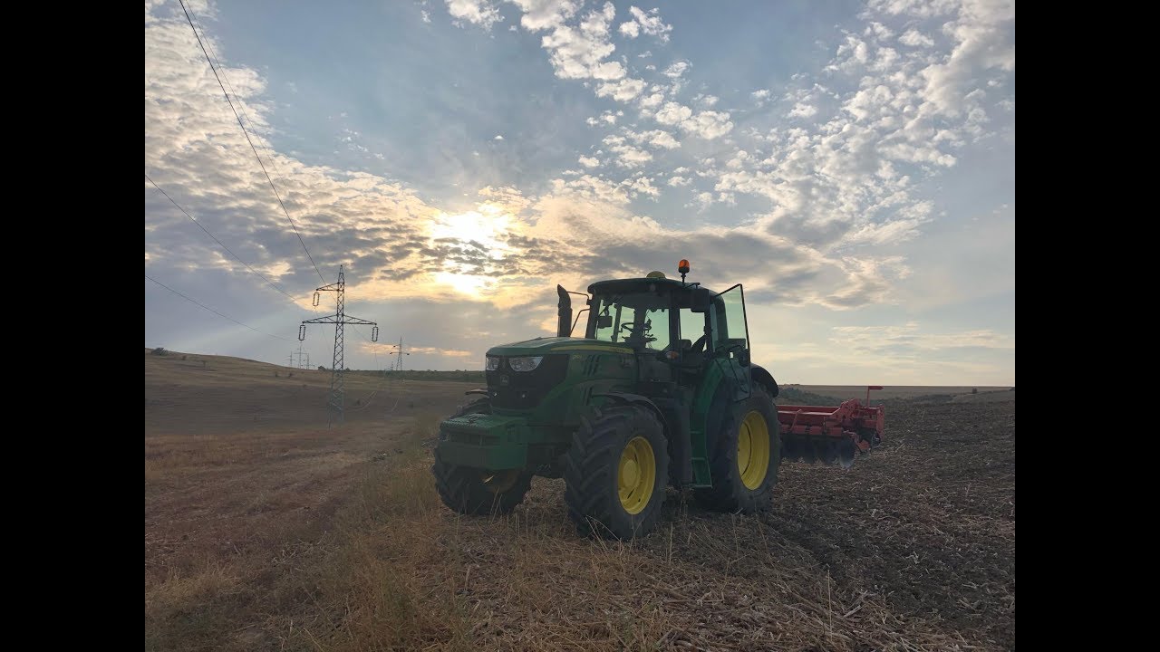 POV John Deere 6150M+Maschio Presto 400+starfire 6000