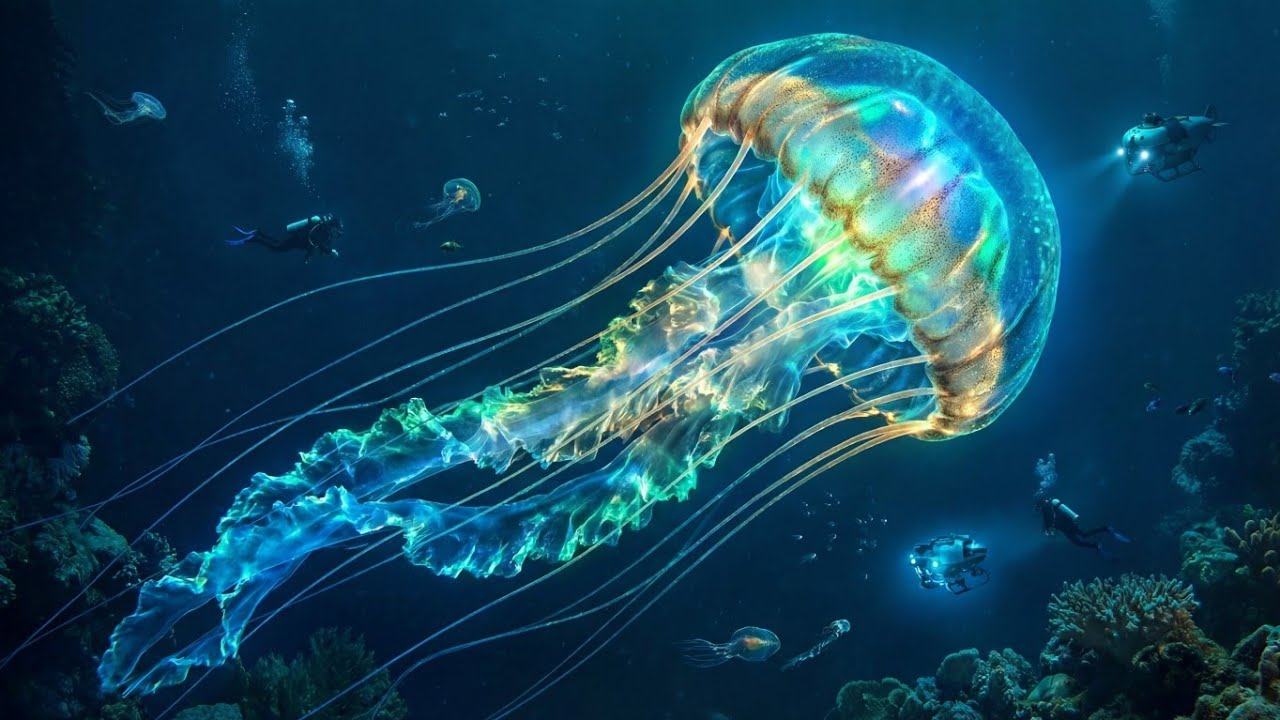 Peaceful Jellyfish 4K | Relaxing Underwater Ambience