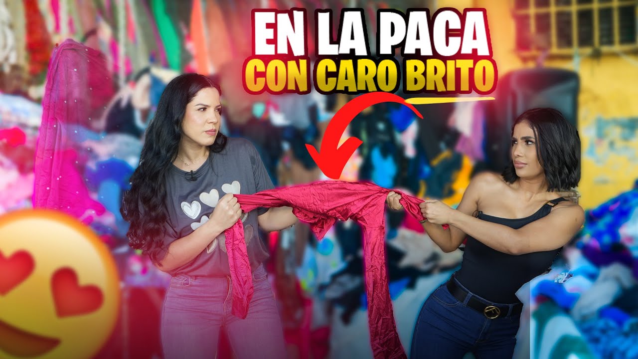 BUSCANDO OUTFIT EN LA PACA FT. CARO BRITO | SE ARMA LÍO😰