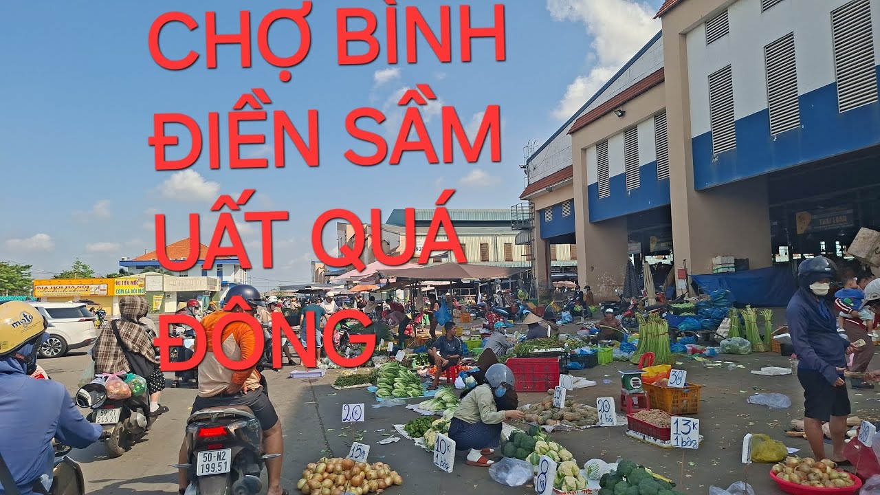 Khu Hải Sản Chợ Bình Điền Sài Gòn Việt Nam 