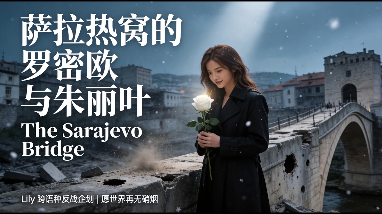 听完久久不能平静... 当爱情面对子弹，他们紧紧相拥。Lily三语境重塑经典，愿世界和平 🥀