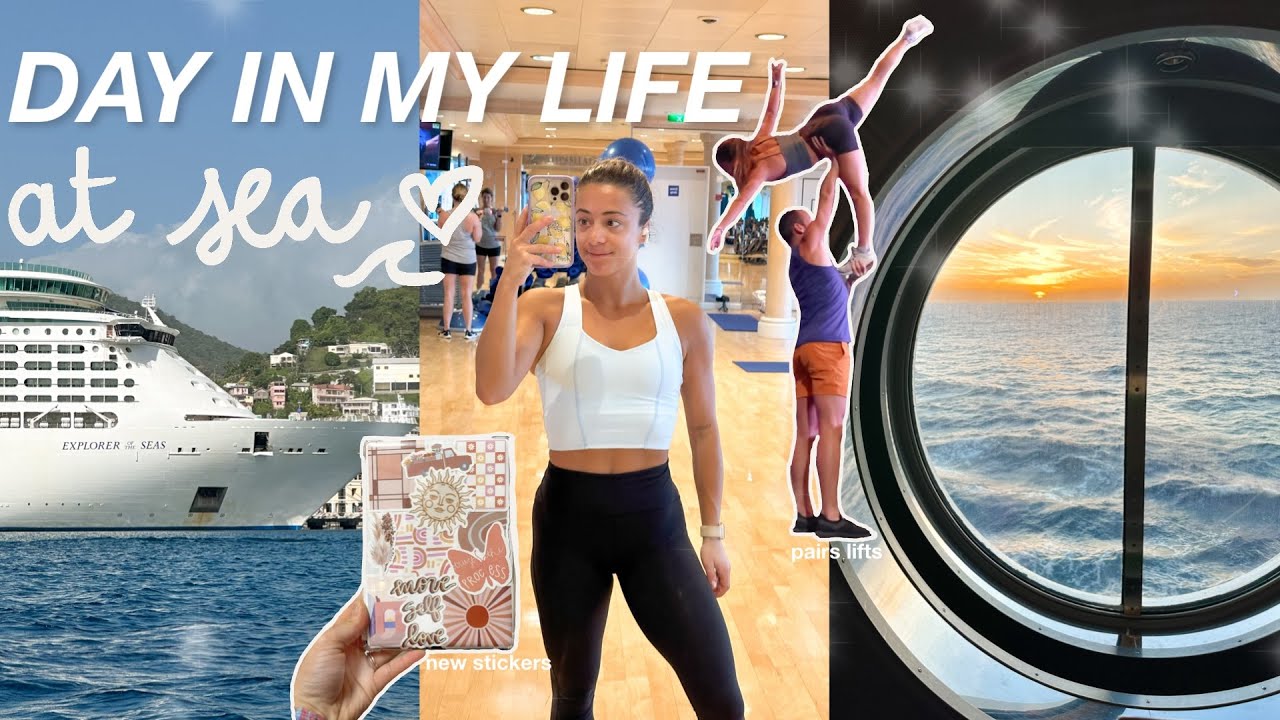 ABOARD WITH JORD: a day at sea, more reblock rehearsals, decorating my kindle, last 6 weeks onboard!