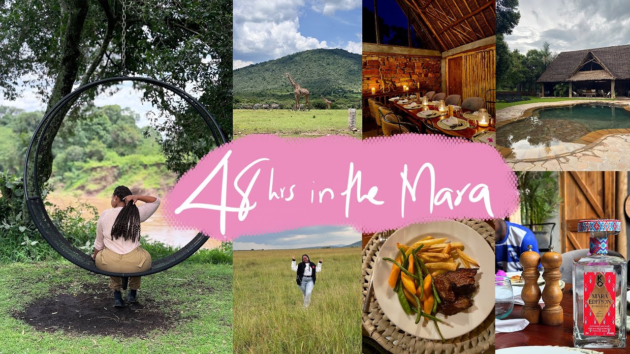 48 Hours in Maasai Mara 🦒 (house in the wild)