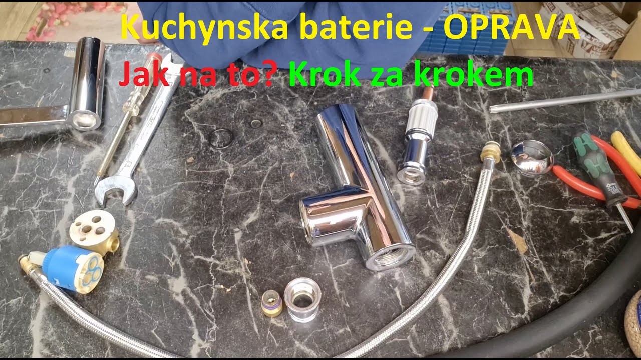 Oprava kuchuchynské baterie Jak na to? #kuchyn #RH3D