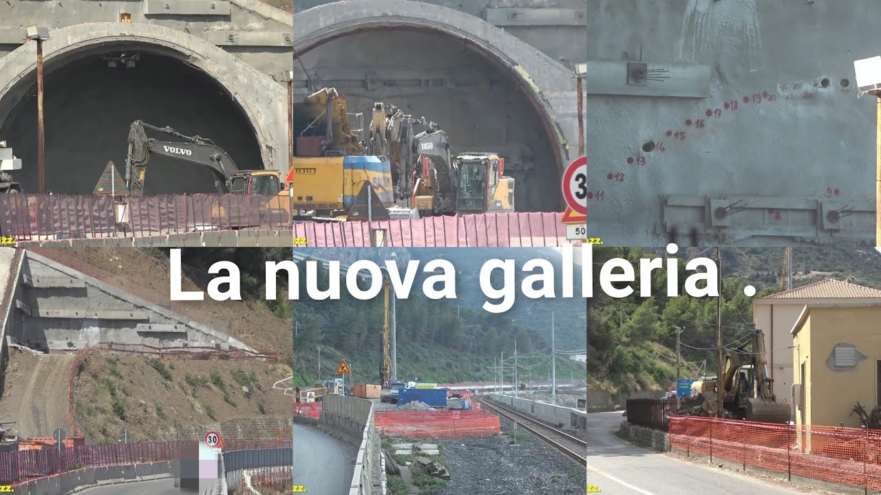 Nuova galleria del raddoppio ferroviario tra  Castelbuono-Ogliastrillo sulla Messina-Palermo.