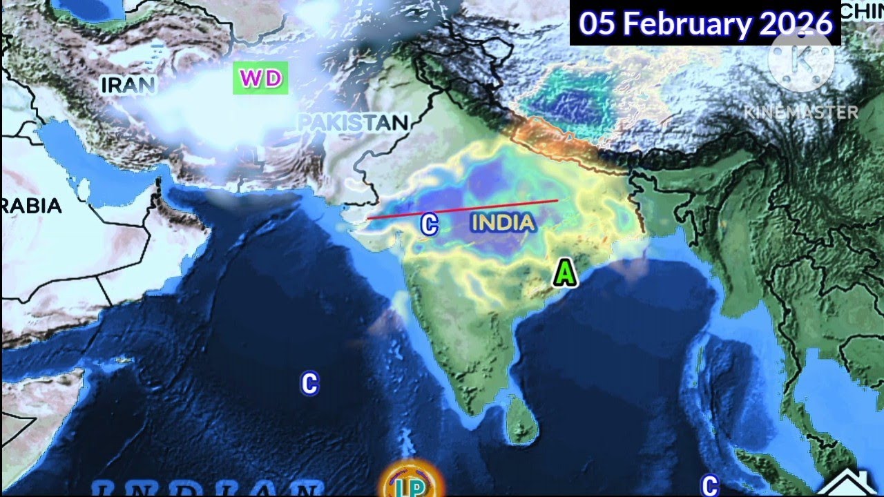 25 Days 🇮🇳 Weather System Map Forecàst Analysis January 2026 South Asia Map. 