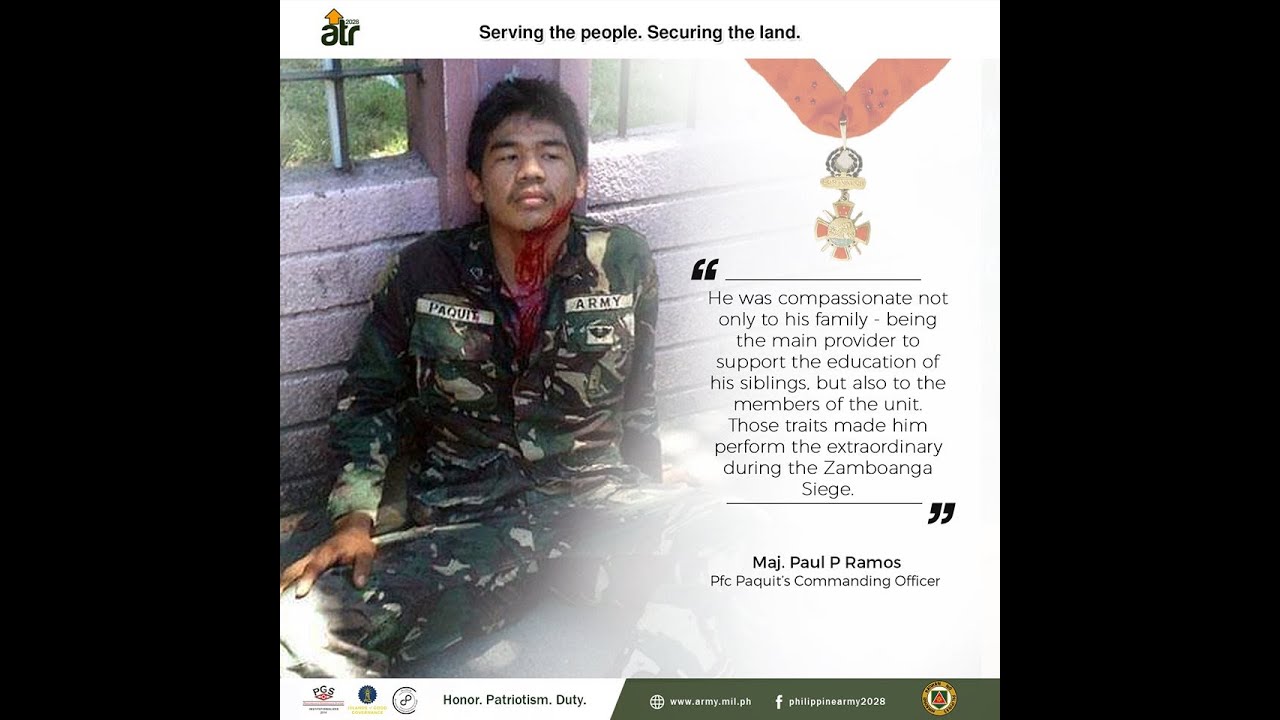 A Hero of Zamboanga - PFC Paquit