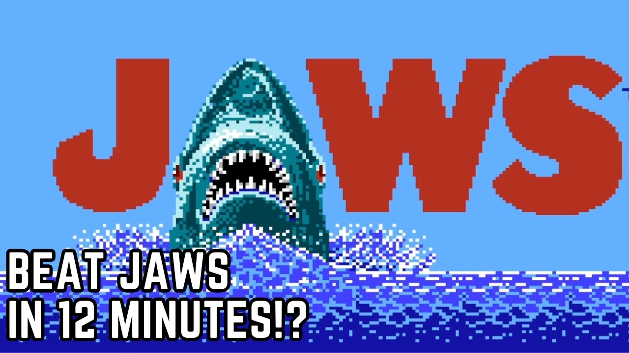 JAWS NES Complete Walkthrough | In 12 Minutes!!