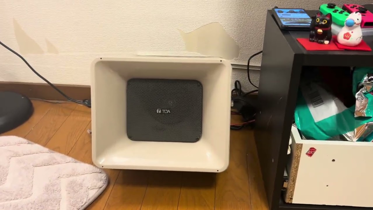 ゲームルーム音響更新ホーンスピーカーテスト
