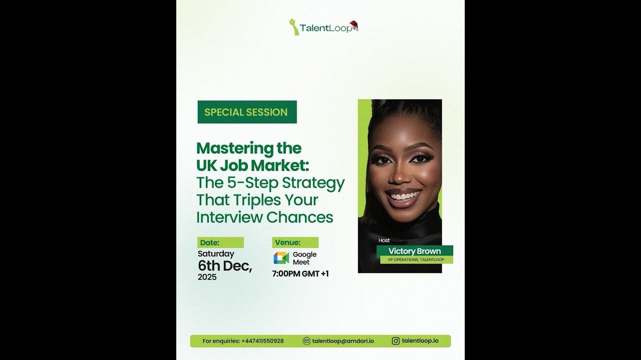 Mastering The UK Job Market , The 5 Step Strategy That Triples Your Interview Chances