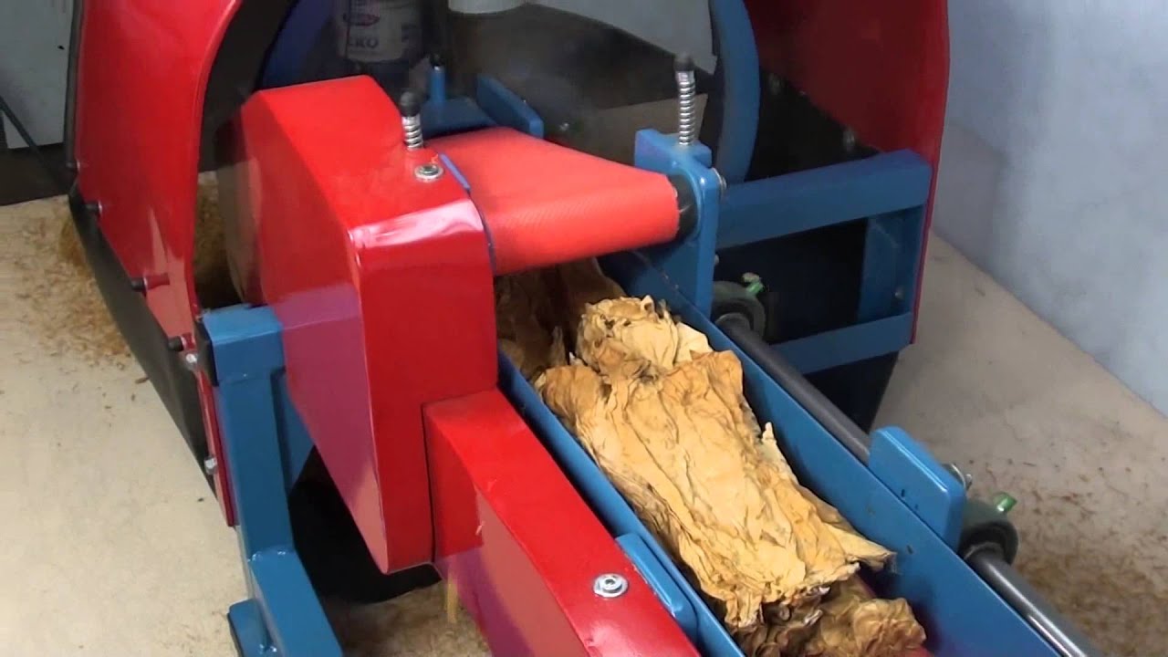 MÁQUINA PARA CORTAR LA HOJA DE TABACO