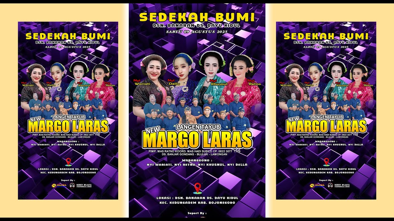 🔴LIVE TAYUB MALAM NEW MARGO LARAS NYI WARIATI CS. | SEDEKAH BUMI BANARAN - DAYU KIDUL - KDM