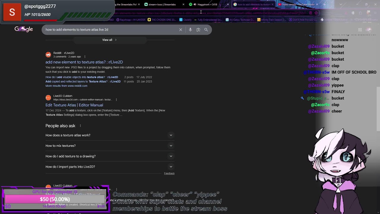 STREAM || Animating and chatting