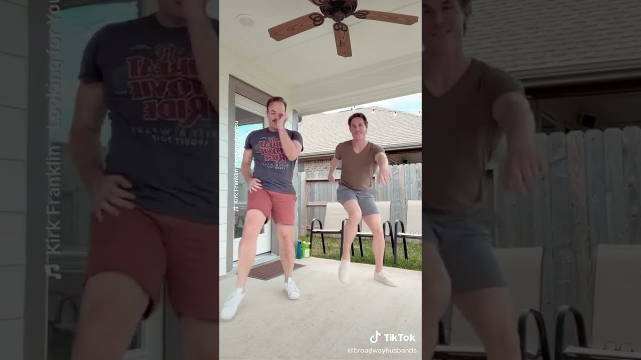 Gay Couple dancing just because  #danceshorts #broadwayhusbands