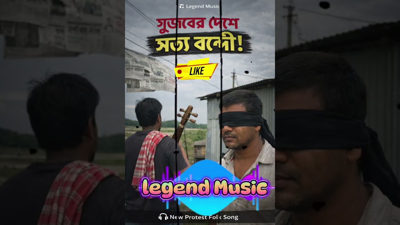 গুজবের দেশে সত্য বন্দি | Bangla Folk Song 2026 | প্রতিবাদী বাংলা গান | Legend Music
