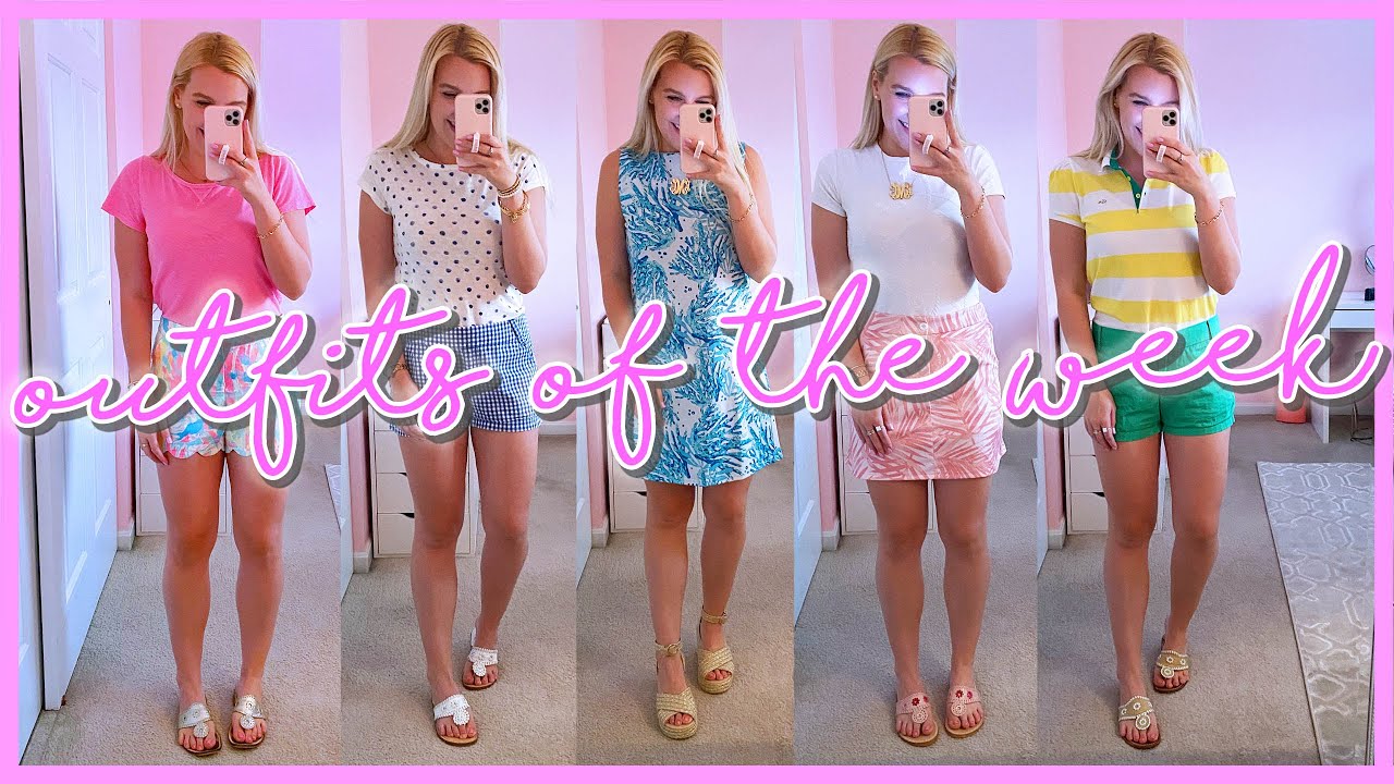 COLORFUL SUMMER OUTFITS OF THE WEEK (PREPPY OOTW JULY 2021) || Kellyprepster