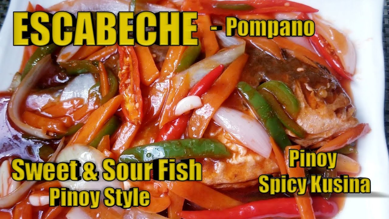 How to Cook Filipino Escabeche | Easy Sweet and Sour Fish Recipe
