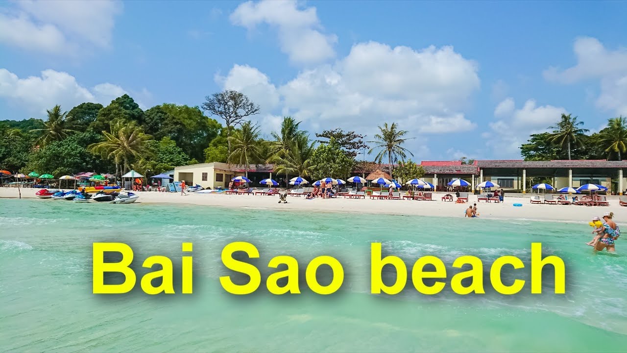 Bai Sao beach. Пляж Бай Сао.