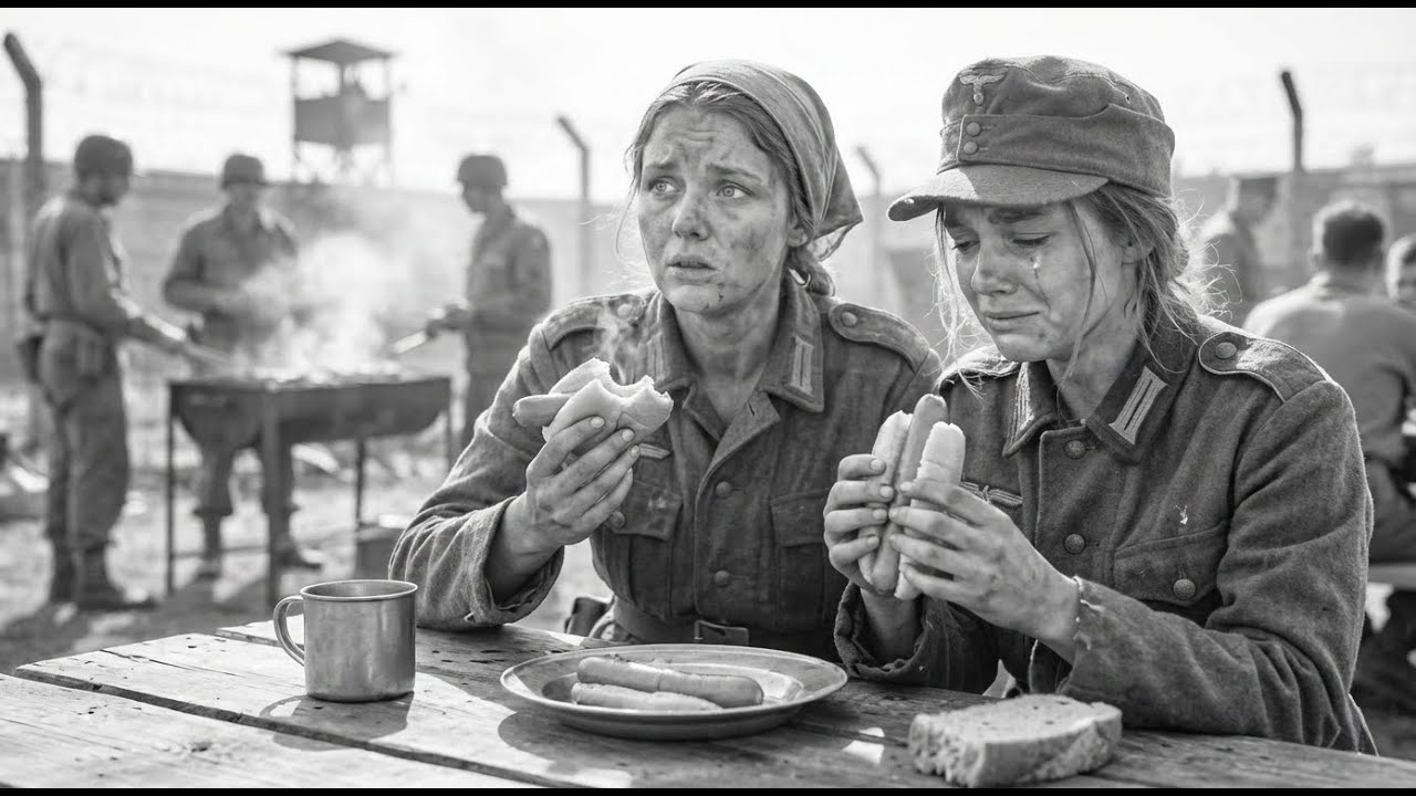 “This Can’t Be Real Food” — German Women POWs Break Down After Their First American Hot Dog