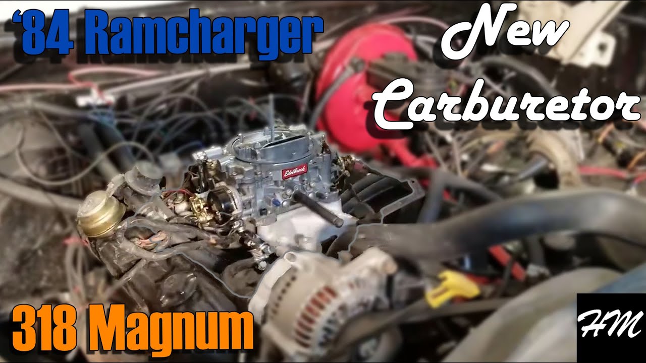 Ramcharger Engine Swap Series: The new 4 Barrel Carburetor