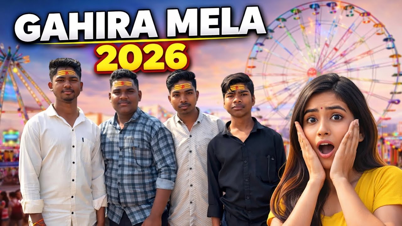 Magh Mela 2026 Gahira Mela 2026 Full Video | Crowd, Jhula, Bazaar | Gahira Fair