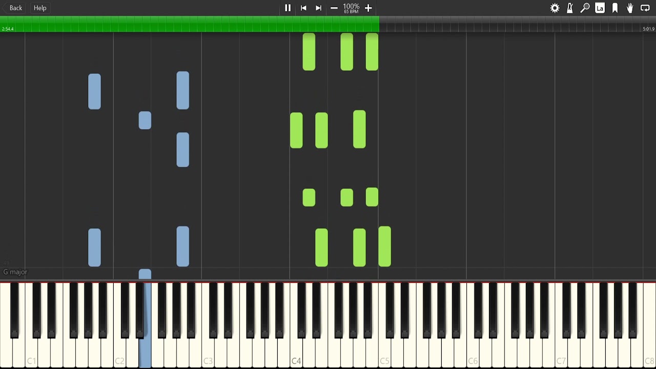 Bennie And The Jets - Elton John [Piano Tutorial] (Synthesia)