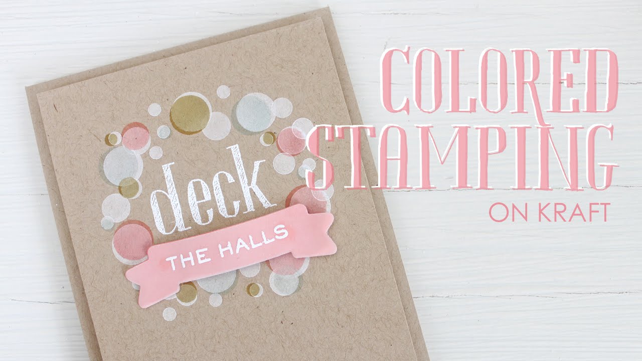 Colored Stamping On Kraft