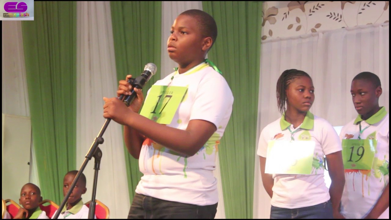 The Spelling Bee 2017 Competition, National Finals by Young Educators Foundation Nigeria.