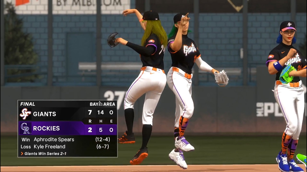 Lady Giants Franchise Game 140 @Colorado: BIG WHEEL KEEP ON TOININ (MLB The Show 25)