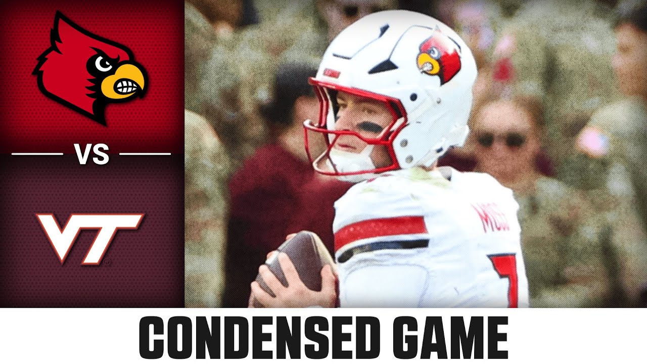 Louisville vs Virginia Tech Condensed Game | 2025 ACC Football