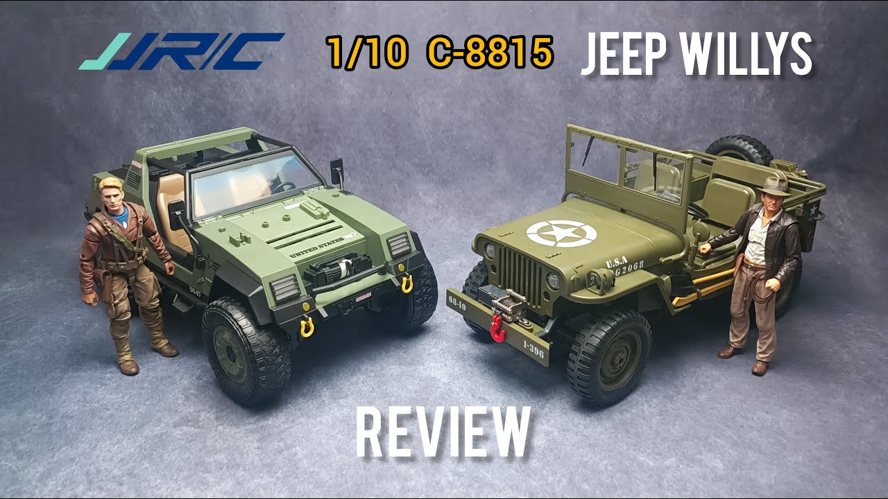 1/10 JJRC C-8815 Willy's MB scaler RC Jeep for Gijoe Classified and other figures