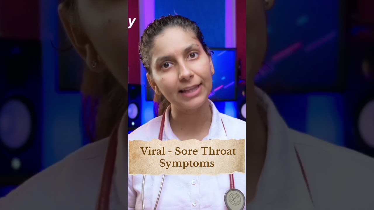 Viral - Sore Throat Symptoms #short #sorethroat #viral