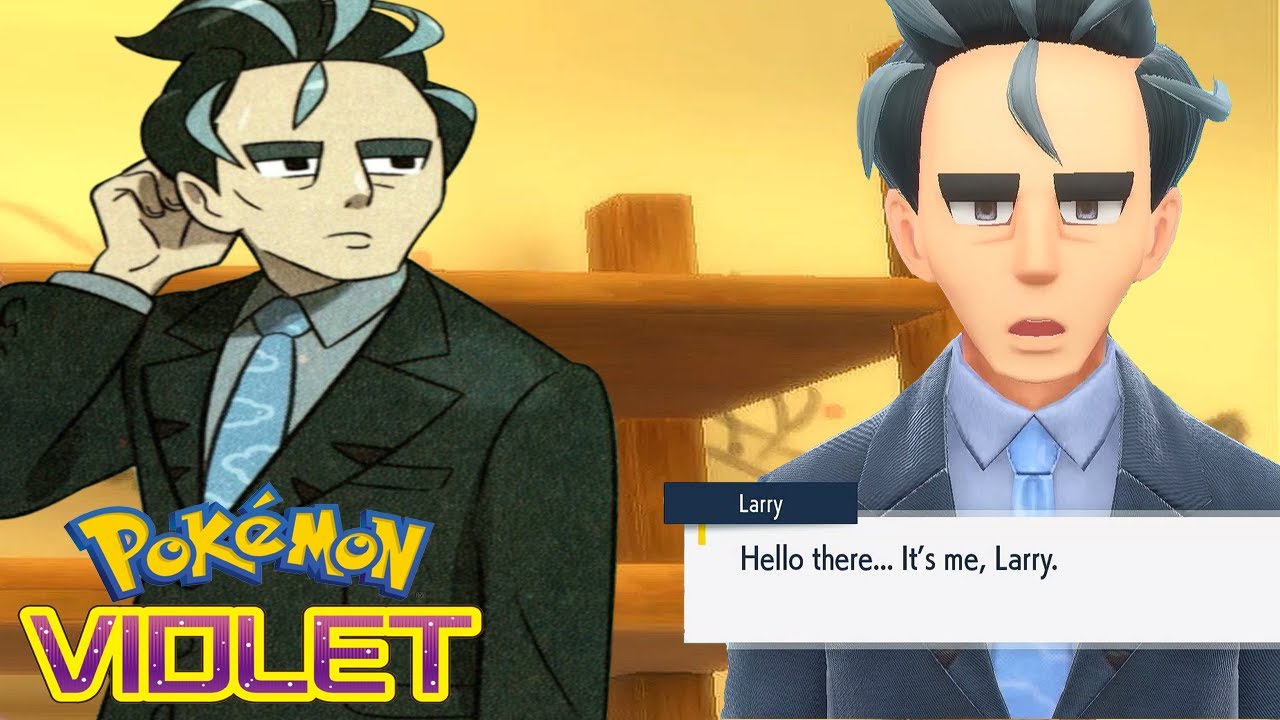 Pokémon Violet but it's just Larry