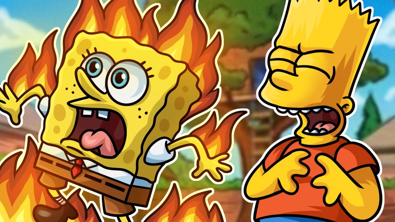 Spongebob Zapálil Barta!