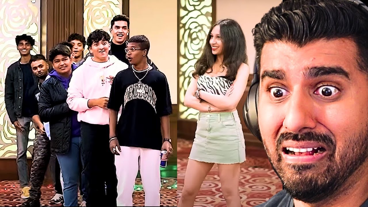 Gen Z Indian youtubers copied Sidemen Tinder show