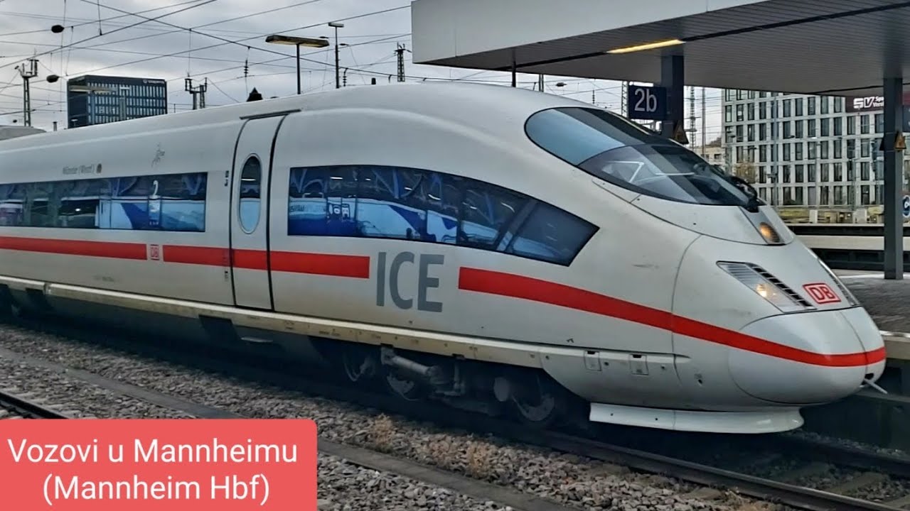 Vozovi u Mannheimu (Mannheim Hbf)