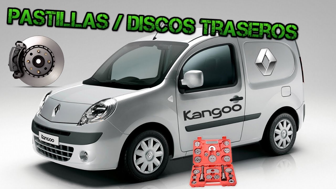 Cambio pastillas y discos de frenos traseros renaut kangoo 2011