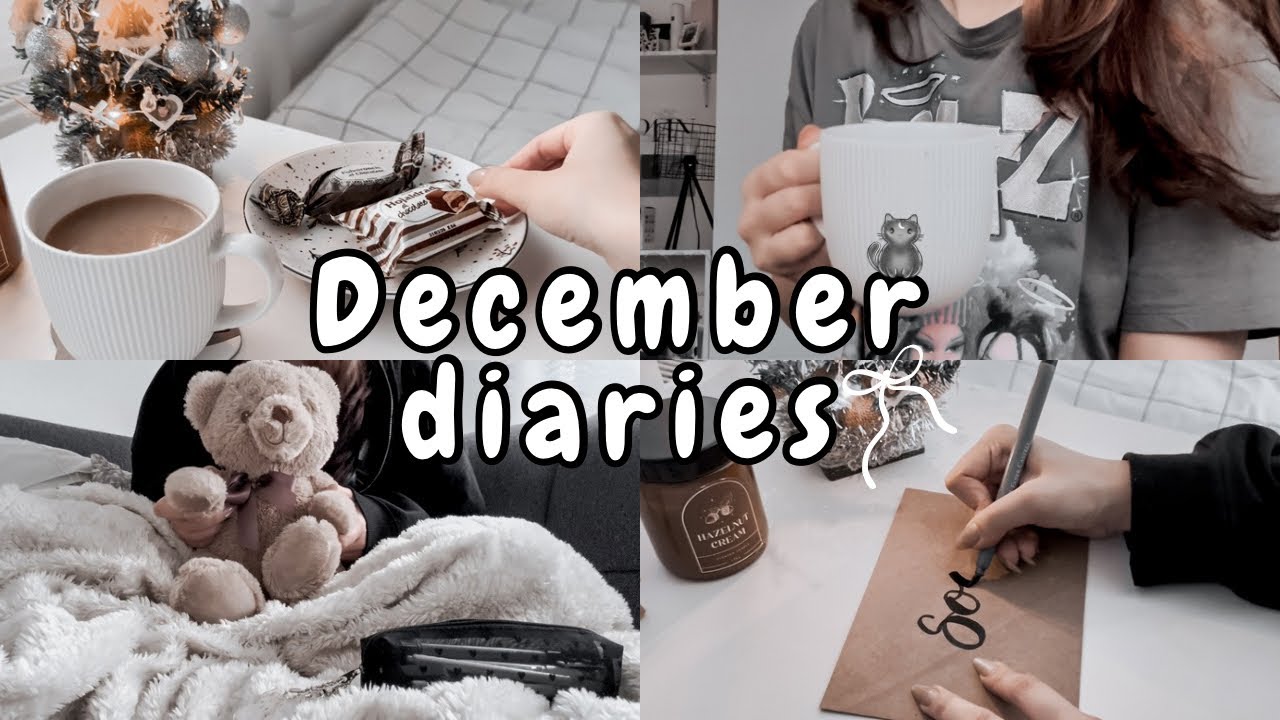 December diaries 🩶| Saturday off, slow life, relaxing and chill day🎧, cleaning ₊˚🗑️⊹♡ & penpaling ✉️