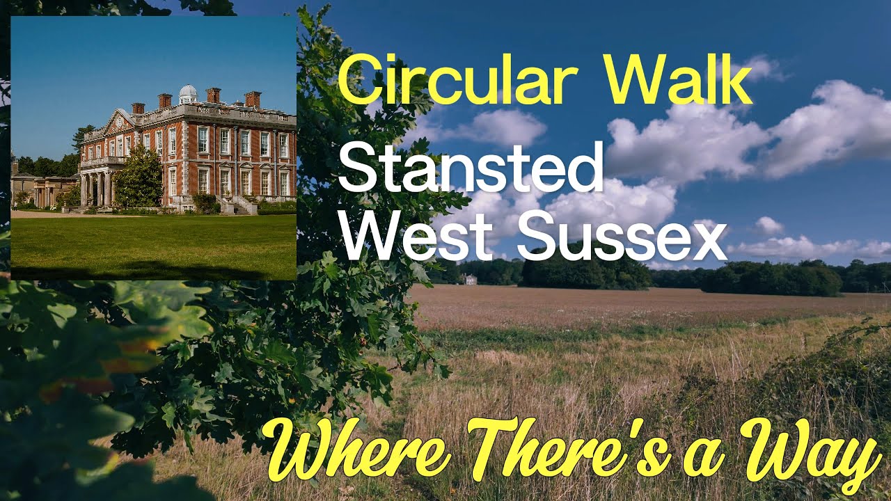 A five mile circular walk near Stansted Park, West Sussex