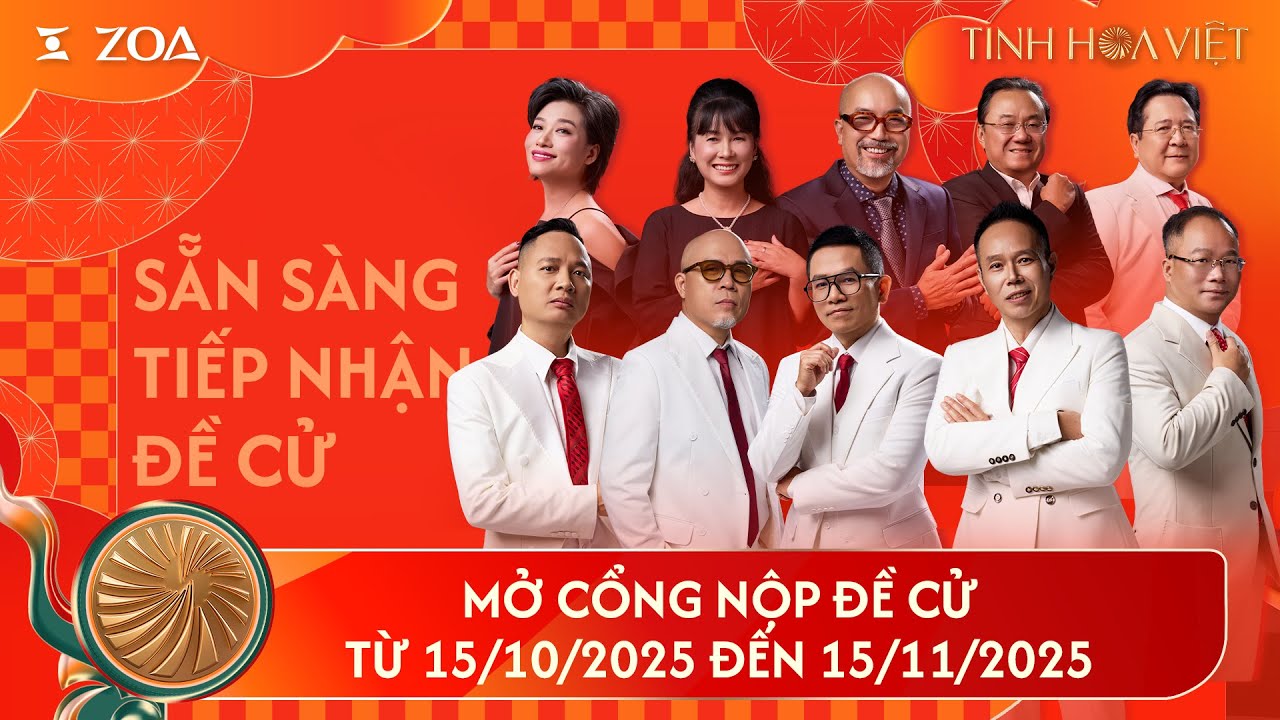 Tinh Hoa Việt Awards 2025 ch&iacute;nh thức nhận đề cử, t&ocirc;n vinh gi&aacute; trị Việt đ&iacute;ch thực từ 15/10 | THV