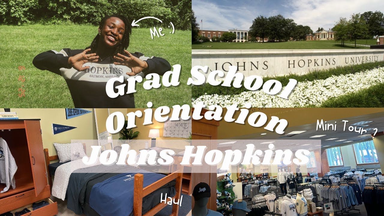Johns Hopkins Graduate School Vlog #1: Orientation Week + Campus Bookstore Tour + Haul