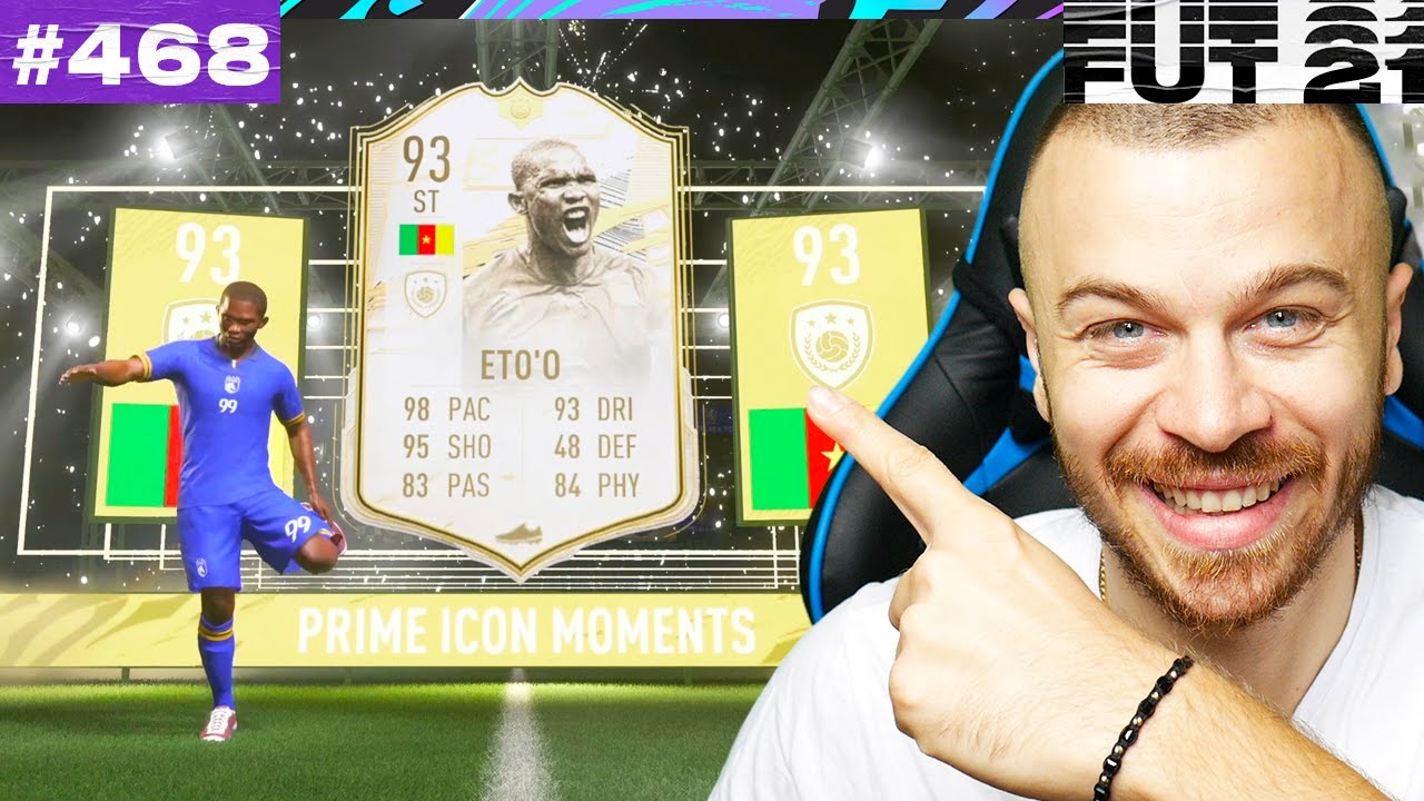 FIFA 21 OMG I COMPLETED PRIME MOMENTS ETO'O 93 SBC FOR MY INSANE FUT CHAMPIONS SQUAD!