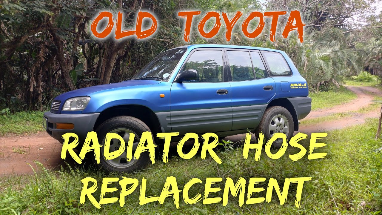 1995 Rav4 upper radiator hose & coolant bypass hose replacement | Episode 8