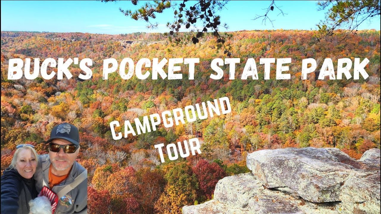 Bucks Pocket State Park Campground Tour - Grove Oak, Alabama #alabamastateparks #mountainview