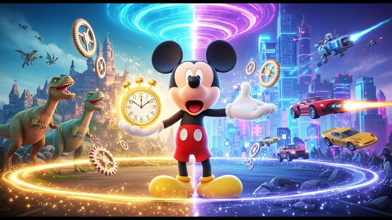 Mickey Mouse’s Epic Journey Through Time! ⏳ | Magical Cartoon Adventure