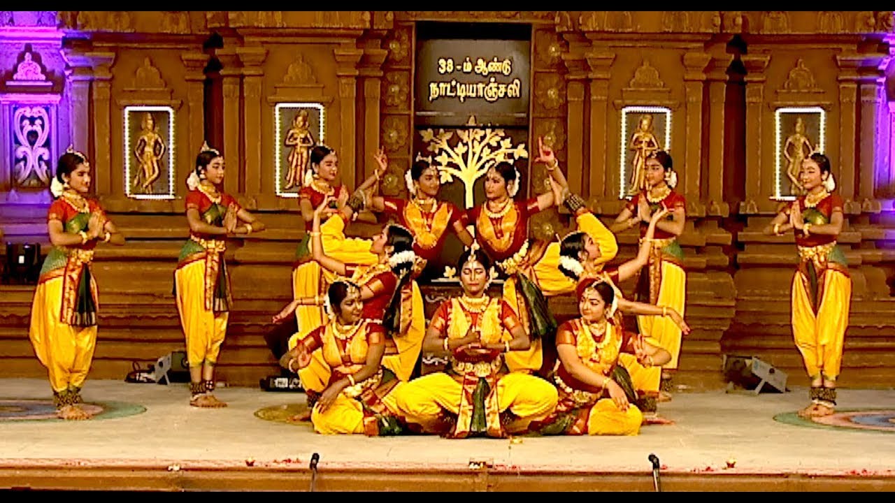 SDN in Chidambaram Natyanjali 2019 - Lathangi Varnam part 2 - Bharathanatyam Dance