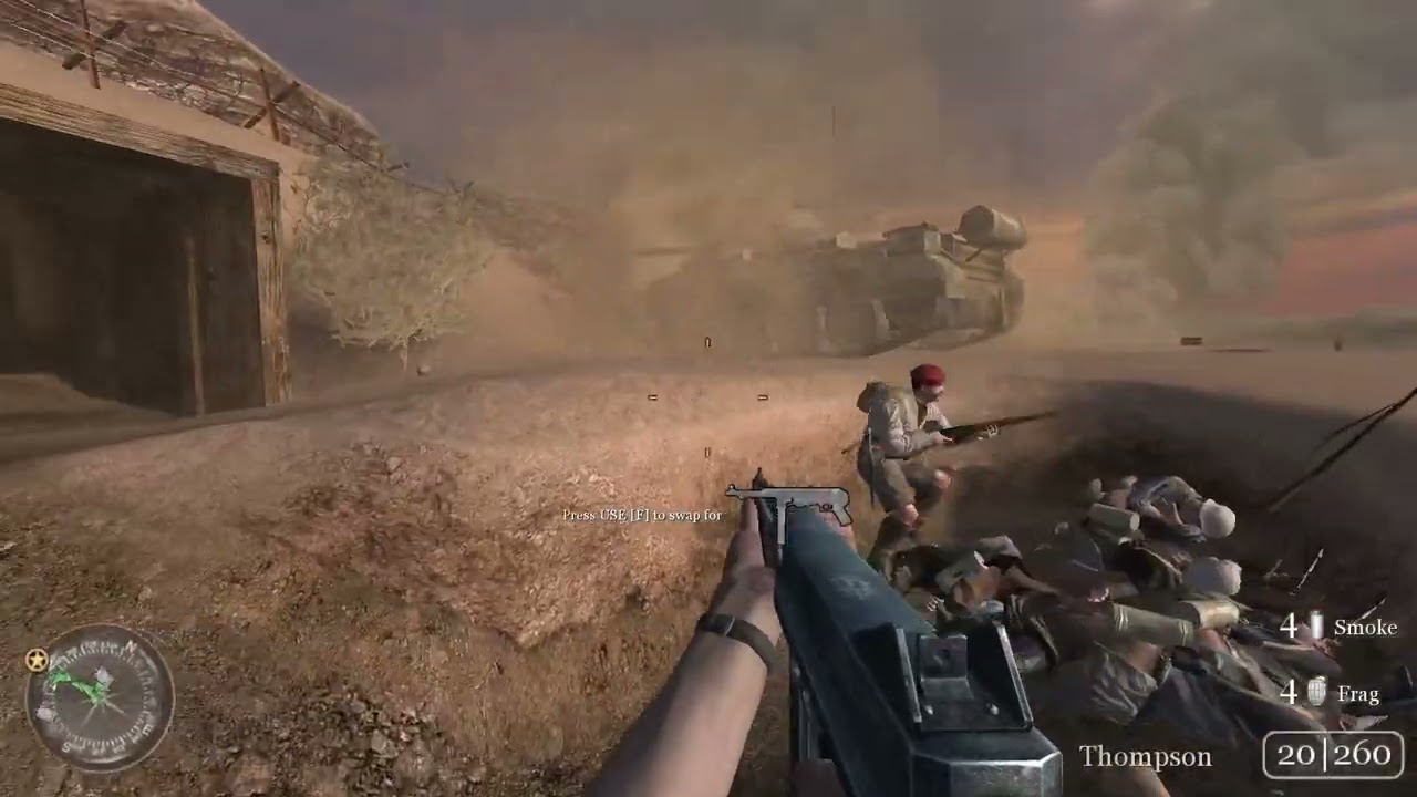 Call of Duty 2 Part 7 and 8 | The Battle of El Alamein | Holding the line Defend a small desert #cod